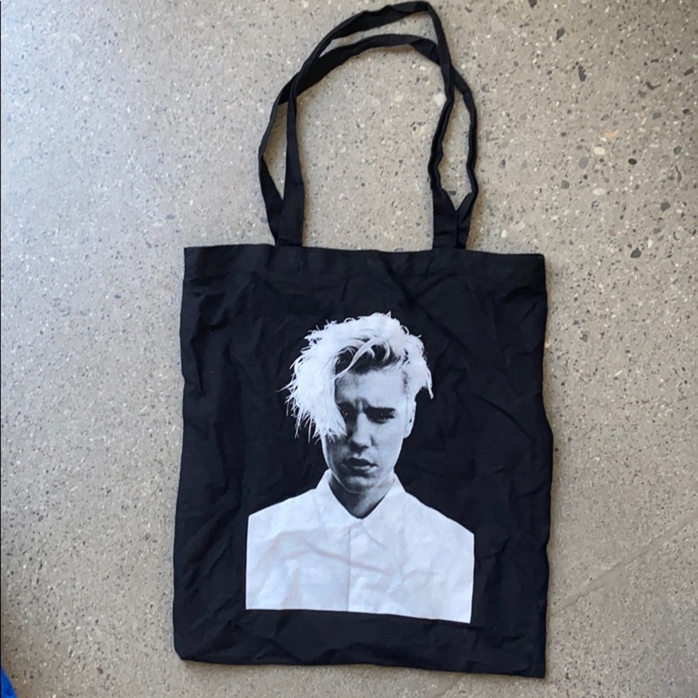 Justin Bieber purpose tour tote bag